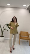 YAĞ YEŞİL 203  MAKROME GÖMLEK 