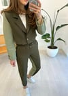 YEŞİL 34125 PARAŞÜT KUMAŞ PANTOLON