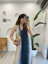 YEŞİL 34473 DESENLİ ELBİSE 