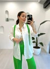 YEŞİL 3967 POPLİN GÖMLEK BAMBU TAKIM