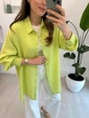 YEŞİL 8969 ÇİZGİLİ GÖMLEK