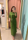 YEŞİL BAMBU ELBİSE 