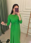 YEŞİL BAMBU ELBİSE