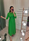YEŞİL BAMBU ELBİSE