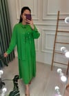 YEŞİL BAMBU ELBİSE