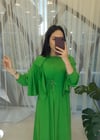 YEŞİL BAMBU ELBİSE