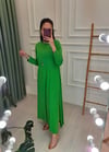 YEŞİL BAMBU ELBİSE