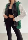 YEŞİL FERMUARLI CEKET 