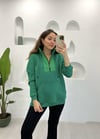 YEŞİL KANGURU CEP SWEAT