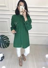 YEŞİL KETEN CEKET