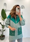 YEŞİL LİON BOMBER CEKET