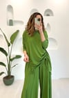YEŞİL NERVÜLLÜ BAMBU TAKIM 