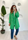YEŞİL OVERSİZE CEKET 