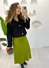 YEŞİL SATEN ETEK
