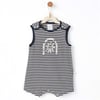 Andywawa Bebek Bamboo Striped Romper Tulum Lacivert AC26670