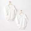 Andywawa Bebek Basic 2'li Uzun Kollu Body Set Ekru AC26773