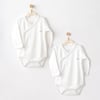 Andywawa Bebek Basic 2'li Uzun Kollu Body Set Ekru AC26773