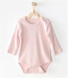 Andywawa Bebek Fitilli Çıtçıtlı Body Pink AC23654