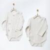 Andywawa Bebek Forest Nursery 2'li Uzun Kol Zıbın Set Ekru AC27039