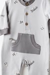 Andywawa Bebek Keep Smiling Romper Tulum Gri AC26030