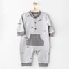 Andywawa Bebek Keep Smiling Romper Tulum Gri AC26030