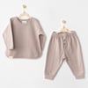 Andywawa Bebek My 1 St Wardrobe Alt Üst Takım Bej AC26185