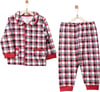 Andywawa Bebek Pajamas Little Dreamers Kareli Pijama Takımı Kırmızı AC27164