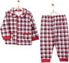 Andywawa Bebek Pajamas Little Dreamers Kareli Pijama Takımı Kırmızı AC27164