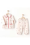 Andywawa Bebek  Penguin Pijama Set Ekru AC25347 
