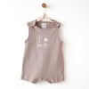 Andywawa Bebek Relax Time Romper Tulum Bej AC26737