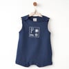 Andywawa Bebek Relax Time Romper Tulum Lacivert AC26737