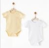 Andywawa Bebek Special Modal 2'li Body Set Sarı AC26765