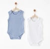 Andywawa Bebek Special Modal 2'li Kolsuz Body Set Mavi AC26762