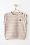 Andywawa Bebek Vest Exclusive Süveter Bej AC26133