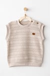 Andywawa Bebek Vest Exclusive Süveter Bej AC26133