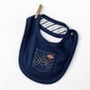 Andywawa Erkek Bebek Sailor Bear Bibs Önlük Mavi/Beyaz AC24555