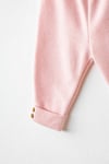Andywawa Kız Bebek Casual Alt Üst Takım Pembe AC26218
