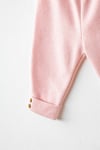 Andywawa Kız Bebek Casual Alt Üst Takım Pembe AC26218