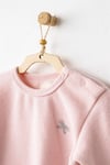 Andywawa Kız Bebek Casual Alt Üst Takım Pembe AC26218