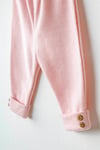 Andywawa Kız Bebek Casual Alt Üst Takım Pembe AC26218