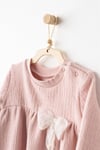 Andywawa Kız Bebek Casual Elbise Pembe AC26203
