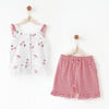 Andywawa Kız Bebek Cherry Chatty 2'li Takım Kırmızı AC26684