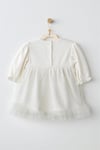 Andywawa Kız Bebek Dress Bow Bliss Elbise Ekru AC26257