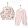 Andywawa Kız Bebek Floral Dreams Çiçekli Pijama Takımı Pembe AC27013