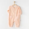 Andywawa Kız Bebek Romper Hiding Rabbits Tulum Somon AC24345