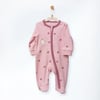 Andywawa Kız Bebek Romper Little Dreamers Fetmuarlı Patikli Tulum Pembe AC27143
