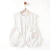 Andywawa Kız Bebek Summer Time Çiçekli Kısa Tulum Ekru AC26506