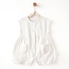Andywawa Kız Bebek Summer Time Çiçekli Kısa Tulum Ekru AC26506