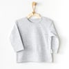 Andywawa Unisex Bebek Basic T-shirt Gri AC24437