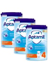 Aptamil 4 Çocuk Devam Sütü 800 gr 3 Adet